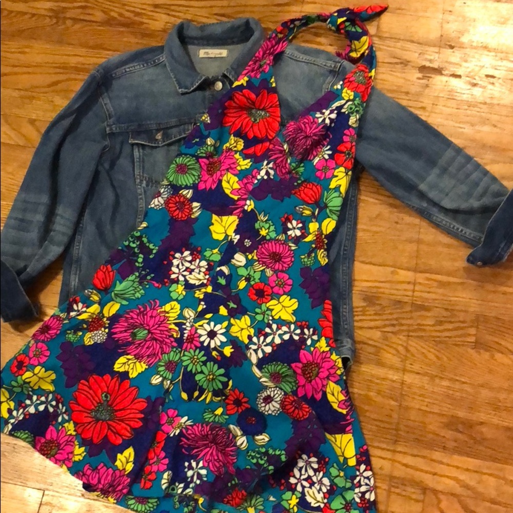 Vintage 60’s mod halter dress